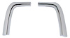 16160AR Front Fender Extension Moldings 1971-72 Ford Mustang; Chrome - image 1