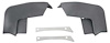 16554B 1971-72 Ford Mustang; Front Fender to Bumper Filler Panels; with Brackets; Pair; - image 1