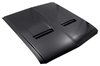 16612CR Hood Assembly-1967-68 Mustang; w/Turn Signal Cut-Out; Steel; Bolt On; EDP Coated - image 2