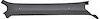 1975-79 NOVA PILLAR POST MOLDING - BLACK - RH - image 1