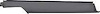 1975-79 NOVA 1/4 WINDOW LOWER INNER MOLDING - LH - image 1