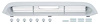 16720A Turn Signal Hood Insert-1967-68 Ford Mustang; RH - image 1