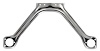 16A053 Export Brace 1965-70 Ford Mustang; Chrome Plated - image 1