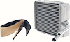 17155 Aluminum Heater Core-1973-91 Chevy, GMC Pickup, Blazer, Jimmy, Suburban; with Air Conditioning; 6-5/8" x 7-1/4" x 2" - image 1