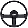 Leather-Wrapped Steering Wheel 1982-1989 Chevy Camaro - Black - image 1