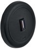 Leather-Wrapped Horn Button Cap 1982-1989 Chevy Camaro - image 2