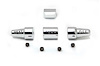 18519A Heater Control Knob Set-1964-66 Mustang-Chrome - image 1