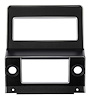 18842C Dash Radio Bezel-1969-70 Mustang, Cougar; Black - image 1
