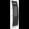 18A651E 1967 Mustang; Heater Control Dash Plate; Without Factory AC; Without Knobs - image 4