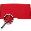 200002 1967-68 F-Body; Loop Fold Down Seat Back Carpet; Red - image 1