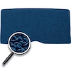 1967-68 Firebird OER Loop Fold Down Seat Back Carpet Dark Blue - image 1