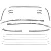 200584 Headliner Retaining Strips and Bow Set for 1964-1965 Chevy Chevelle, Malibu 2-Door Hardtop - image 1