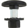 20309167B 1982-92 Camaro, Firebird, Rear Window Hinge Bolt w/ Nut, Steel, Gloss Black, Set of 4 - image 3