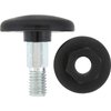 20309167B 1982-92 Camaro, Firebird, Rear Window Hinge Bolt w/ Nut, Steel, Gloss Black, Set of 4 - image 4