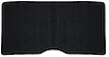 1967-68 Camaro / Firebird Black Loop Fold Down Rear Seat Carpet - image 1