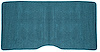 1967-68 Camaro / Firebird Bright Blue Loop Fold Down Rear Seat Carpet - image 1