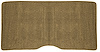 1967-68 Camaro / Firebird Gold Loop Fold Down Rear Seat Carpet - image 1