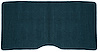 1967-68 Camaro / Firebird Medium Blue Loop Fold Down Rear Seat Carpet - image 1