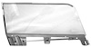 21410DRCK Door Glass Assembly 1967-68 Mustang, Cougar; Coupe; Clear Glass; Passenger Side - image 1