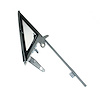 22206B 1964-66 Ford Mustang; Vent Window Assembly; LH; Clear - image 1
