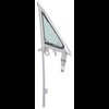 22206D 1964-66 Ford Mustang; Vent Window Assembly; LH; Tinted - image 2