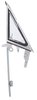 22206E Vent Window Assembly 1967 Ford Mustang; RH; Clear - image 2