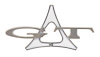 2255116 Front Fender Emblem 1963 Dodge Dart; GT Fratzog; Each; Mopar Licensed - image 1