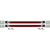 2280502 Door Pull Strap Set for 1981-1991 Chevy, GMC Truck, Blazer, Jimmy, Suburban [w/ Hardware, Left and Right Side, Red]