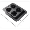 22860866 Center Console Tray Set with Cupholder Inserts for 2007-2014 Chevy/GMC GMT900 Trucks, Suburban, Tahoe, Yukon - image 4