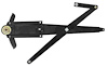 23200G Door Window Regulator 1970 Ford Mustang; RH - image 1