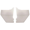 2340410 1964-66 Ford Mustang, Coupe/Fastback, Kick Panels, White - image 1