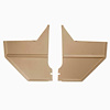2340724 1967-68 Ford Mustang, Coupe/Fastback, Kick Panels, Saddle