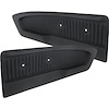 23942401 1965-66 Ford Mustang, Deluxe Pony Vinyl Door Panels, Black - image 1
