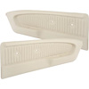 23942407 1965-66 Ford Mustang, Deluxe Pony Vinyl Door Panels, Parchment - image 1