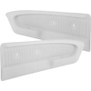23942410 1965-66 Ford Mustang, Deluxe Pony Vinyl Door Panels, White - image 1