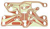 25015147 1977 Chevrolet Corvette, Printed Circuit Board, for Rally Gauge Dash Cluster - image 1