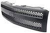 25810706 Grille Assembly for 2007-2013 Chevrolet Silverado 1500 [Mesh Insert, Black/Textured Black] - image 1