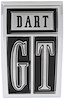 "DART GT" Front Fender Emblem 1967 Dodge Dart - image 1
