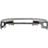 25883349 Front Bumper Face Bar; 2011-14 Chevrolet Silverado 2500HD, 3500; With Light Holes; With Center Air Intake Hole; Chrome - image 1