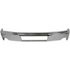 25998989 Front Bumper Face Bar; 2011-14 GMC Sierra 2500HD, 3500 (Except Denali); With Center Air Intake Hole; Chrome - image 1