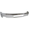 25998989 Front Bumper Face Bar; 2011-14 GMC Sierra 2500HD, 3500 (Except Denali); With Center Air Intake Hole; Chrome - image 2