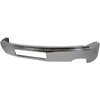 25998989 Front Bumper Face Bar; 2011-14 GMC Sierra 2500HD, 3500 (Except Denali); With Center Air Intake Hole; Chrome - image 3