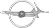 2784610 Hood and Trunk Emblem-1967-68 Plymouth Barracuda; Each - image 3