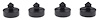1970-71 Charger Headlamp Door Bumpers with Concealed Headlamps Set of 4 - image 1