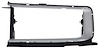 2786363 Grill Extension Bezel 1968-69 Charger; with Brackets; Silver; Drivers Side