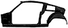 28300A Quarter and Door Frame Assembly for 1967-68 Mustang Fastback - image 1