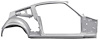 28300D Quarter Panel and Door Frame Combination-1965-1966 Mustang Fastback; Passenger Side - image 1