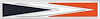 2840065 Arrow Rear Panel Emblem 1968 Dodge Charger; Each; Mopar Licensed - image 1