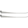 2857903 1967-70 Charger, Coronet, Road Runner, GTX, Windshield Wiper Arms, Satin Finish, 16", Pair - image 1