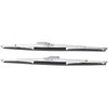 2889962 1960-76 Anco Windshield Wiper Blade Set, Long Frame, Red Button Refill, 1/4" Bayonet, Stainless, 15" - image 1